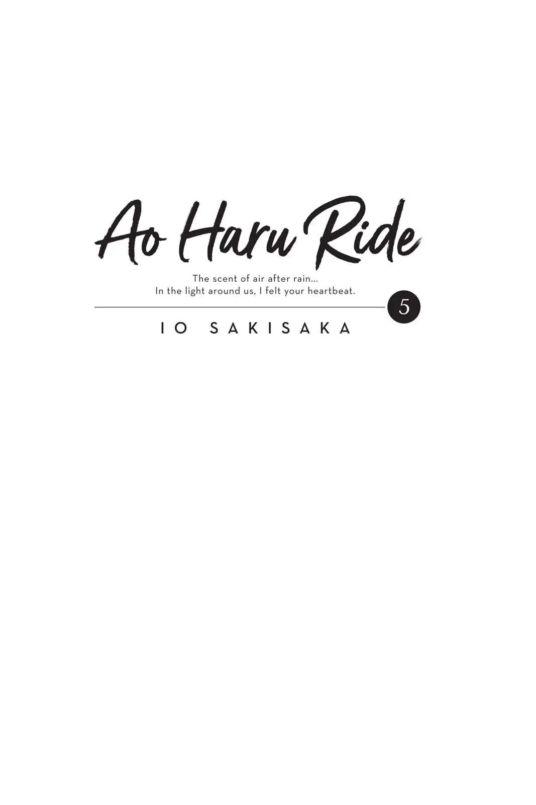 Ao Haru Ride Chapter 15.0