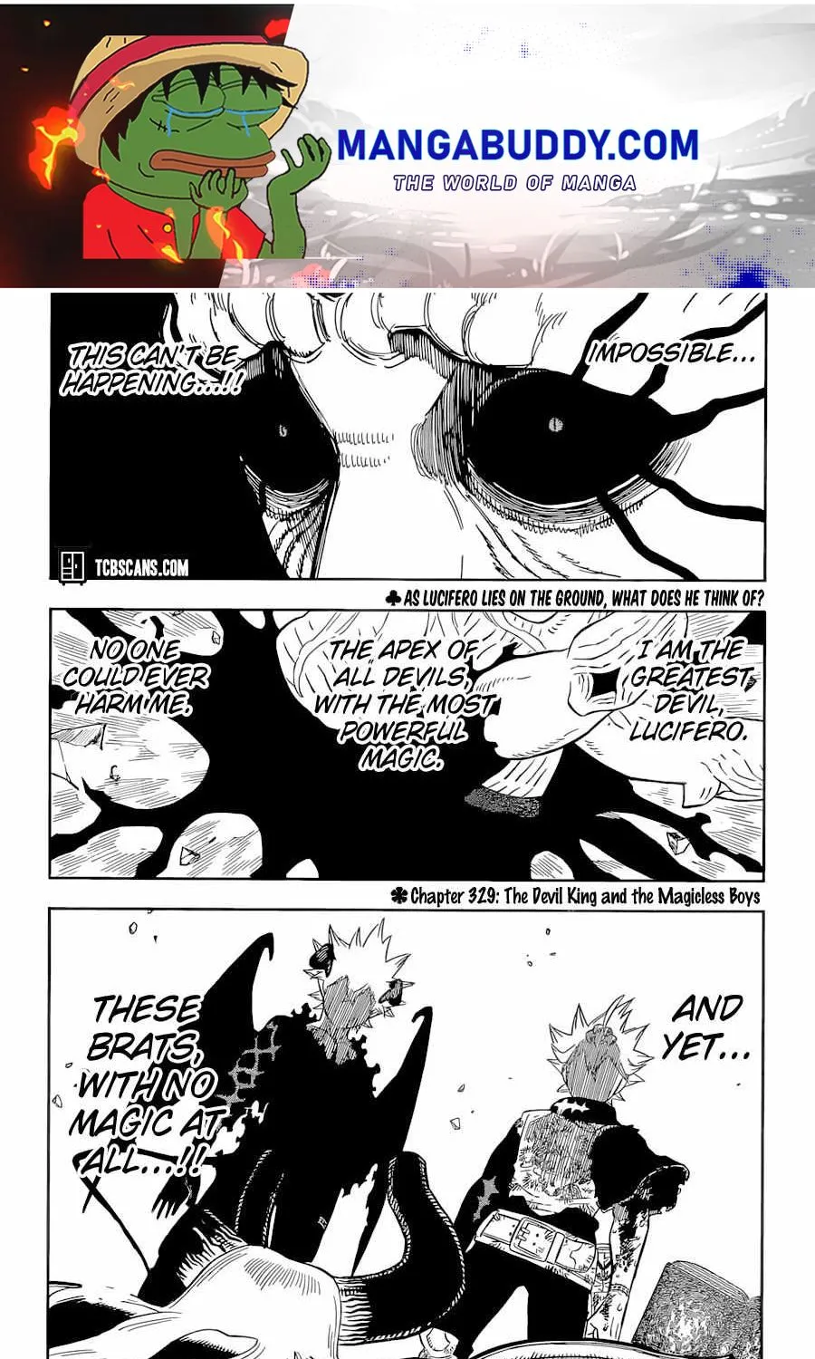 Read Black Clover - Chapter 329 - blackclover.com.lv | Image 1
