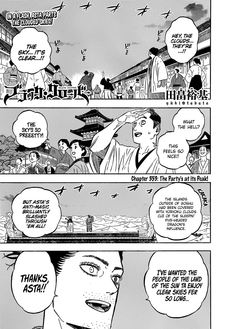 Read Black Clover - Chapter 353 - blackclover.com.lv | Image 1