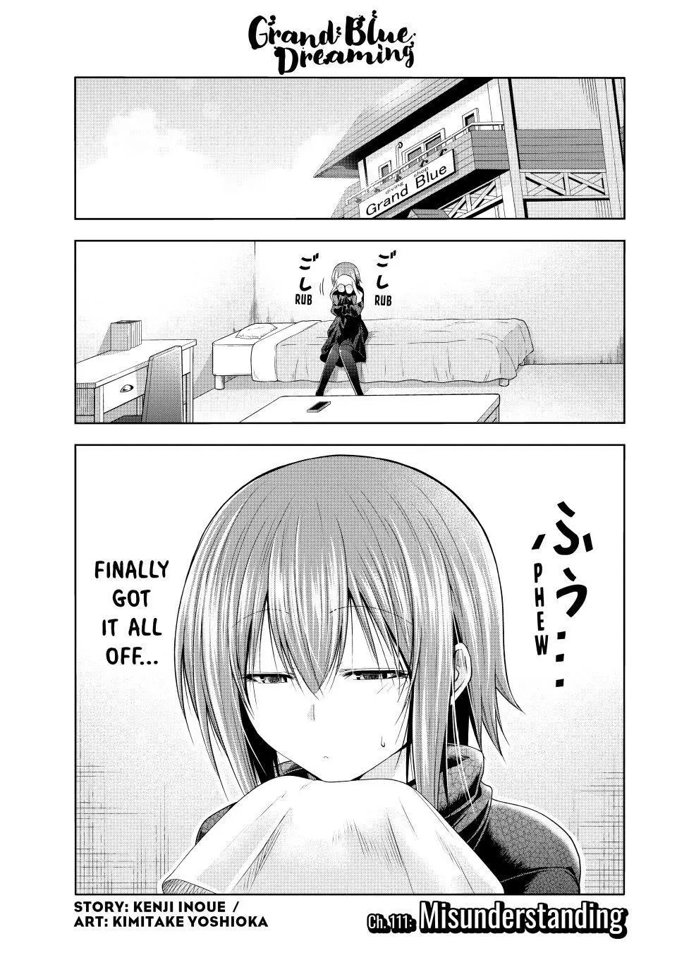 Read Grand Blue - Chapter 111 - w10.grandbluedreamingmanga.com | Image 1