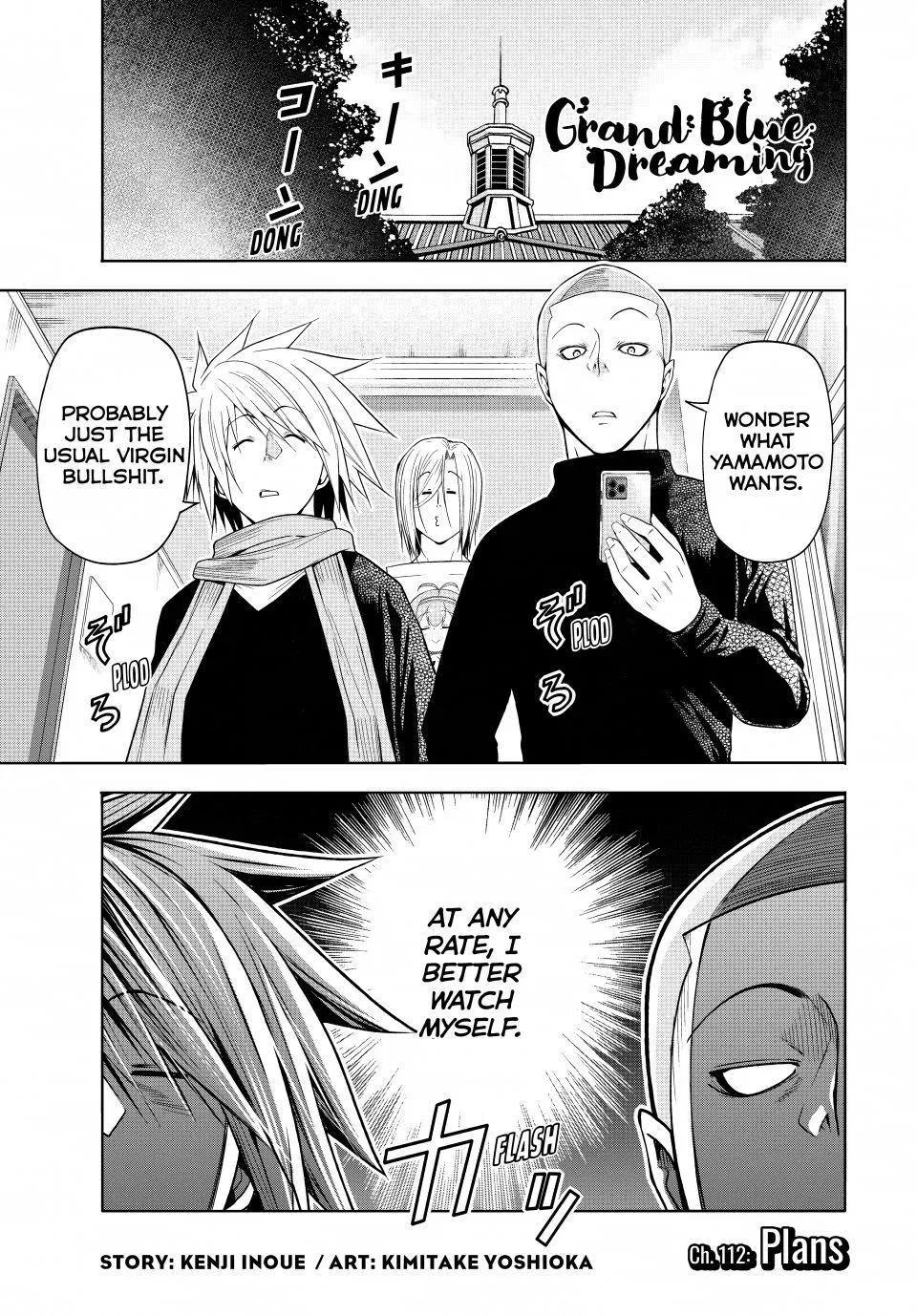 Read Grand Blue - Chapter 112 - w10.grandbluedreamingmanga.com | Image 1