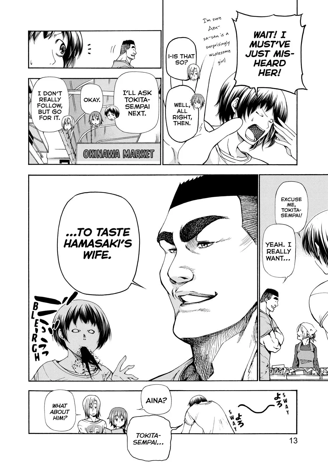 Read Grand Blue - Chapter 18 - w4.grandbluedreamingmanga.com | Image 14