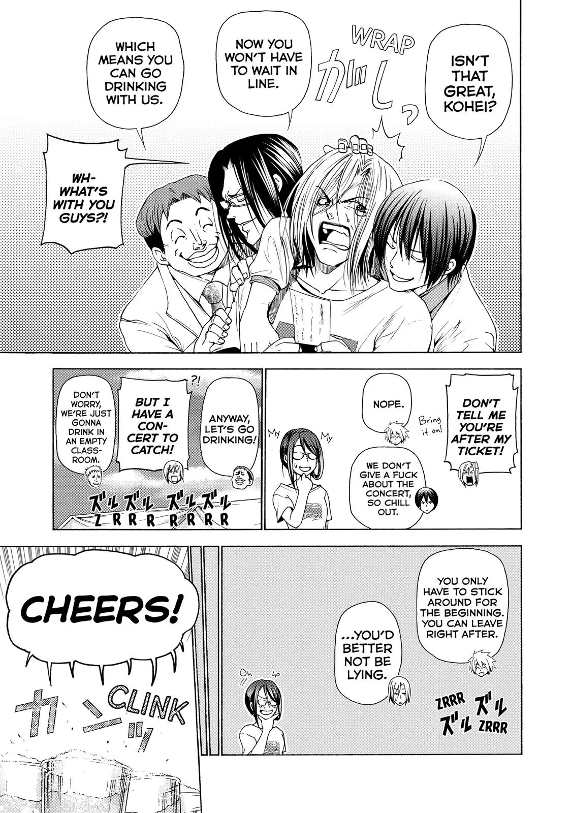 Read Grand Blue - Chapter 25 - w4.grandbluedreamingmanga.com | Image 24