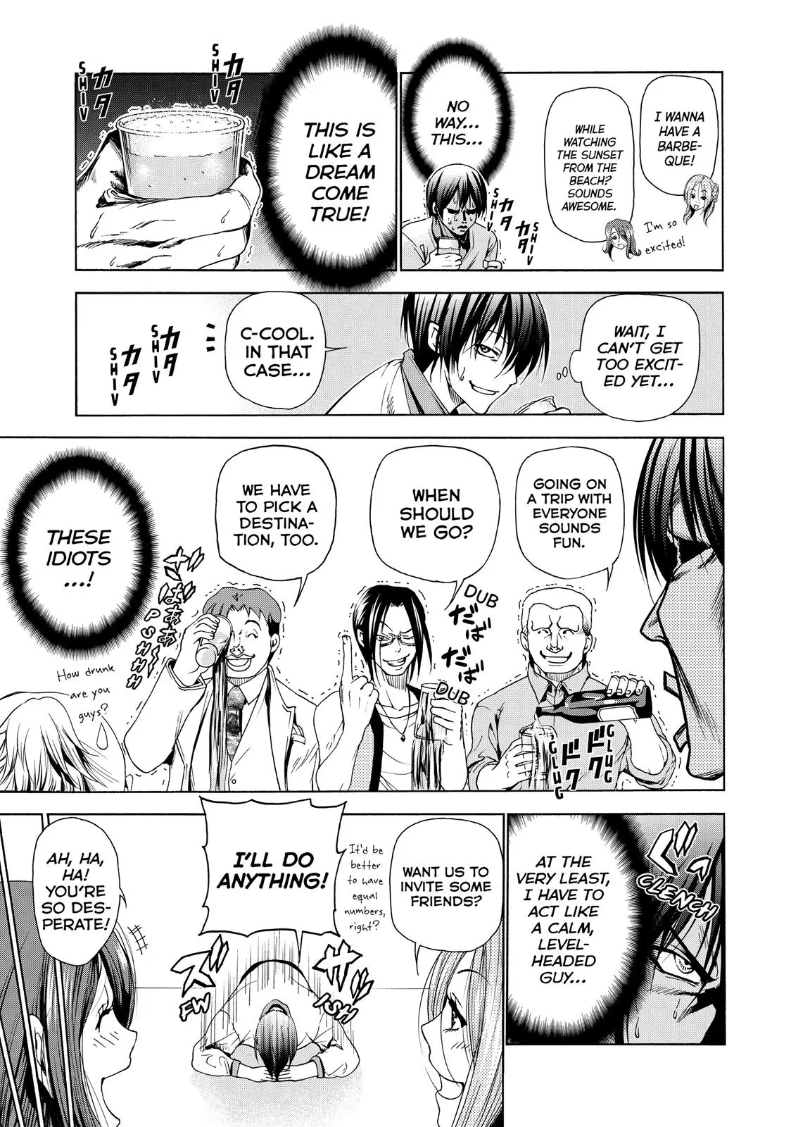 Read Grand Blue - Chapter 25 - w4.grandbluedreamingmanga.com | Image 32