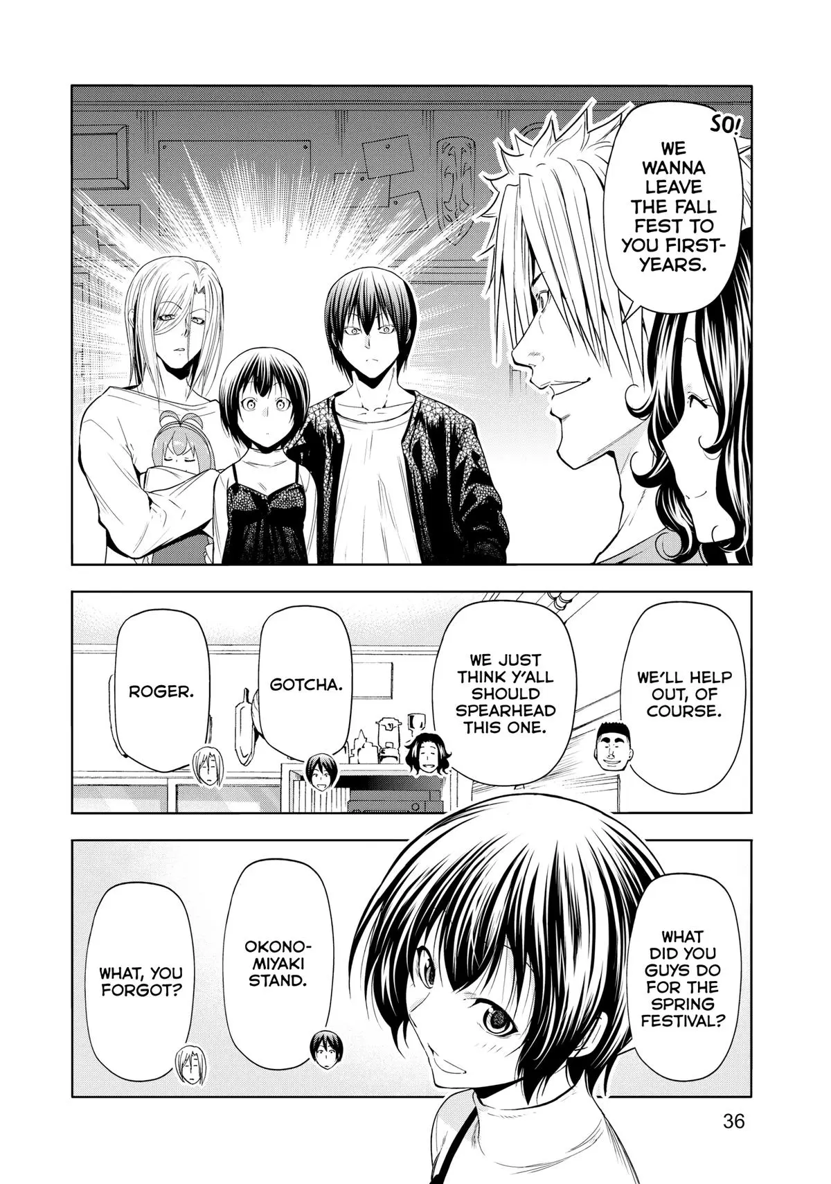 Read Grand Blue - Chapter 91 - w10.grandbluedreamingmanga.com | Image 4