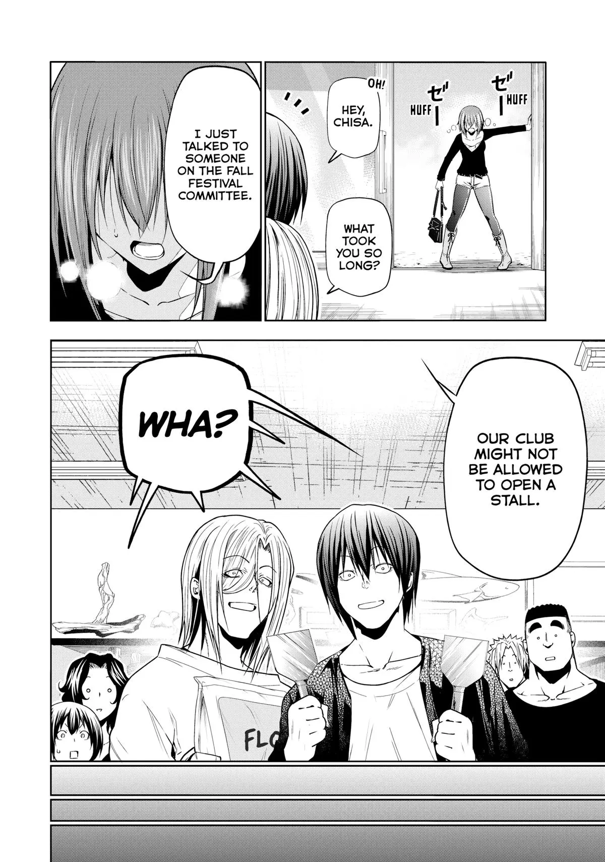 Read Grand Blue - Chapter 91 - w10.grandbluedreamingmanga.com | Image 8