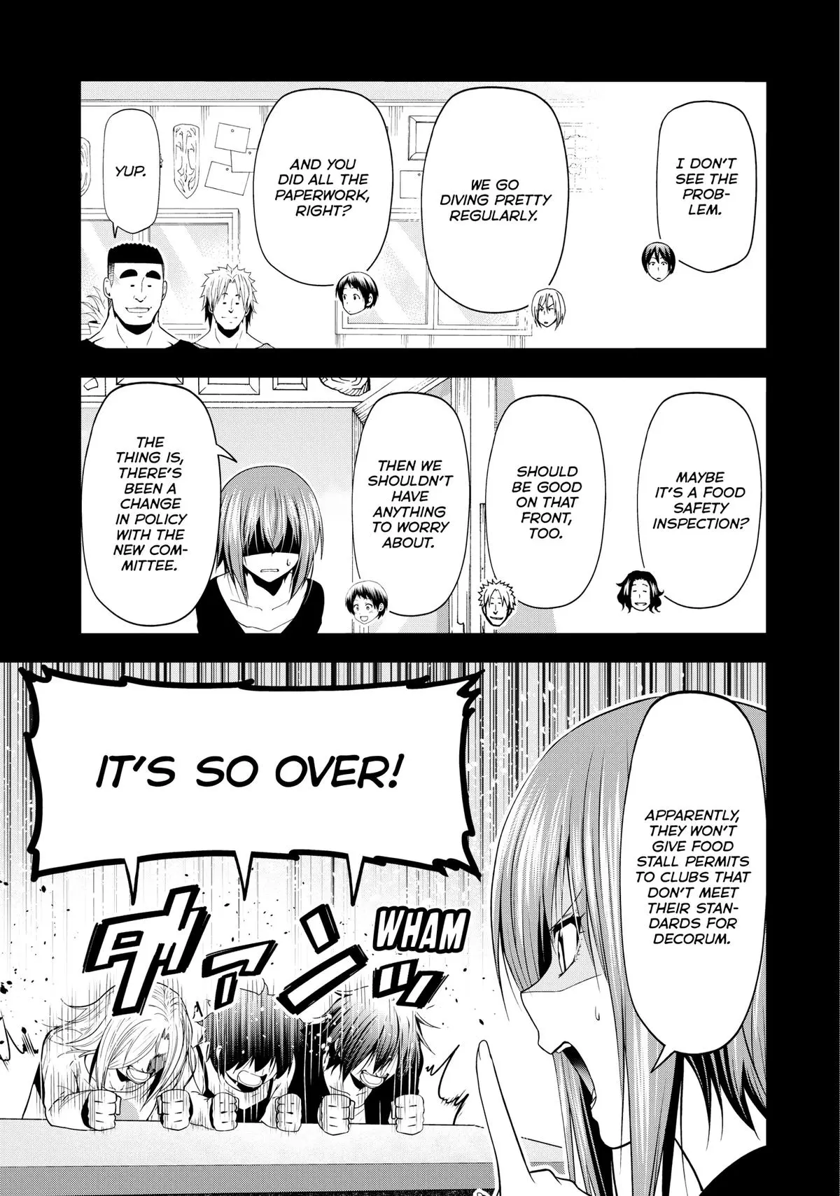 Read Grand Blue - Chapter 91 - w10.grandbluedreamingmanga.com | Image 11