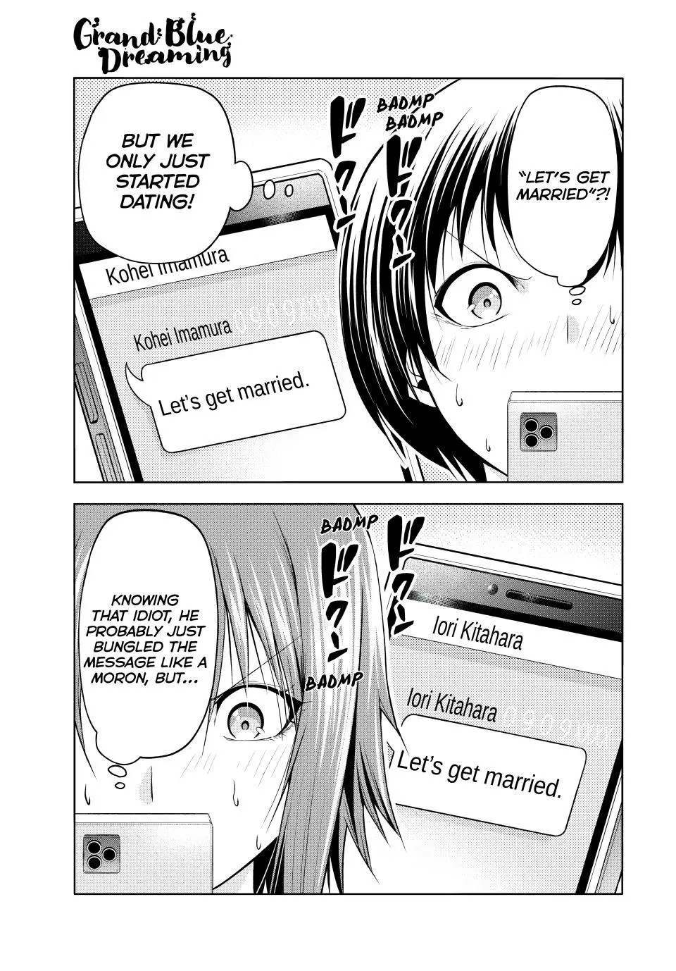 Read Grand Blue - Chapter 99 - w10.grandbluedreamingmanga.com | Image 1