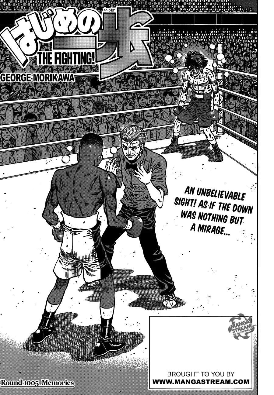 Read Hajime No Ippo - Chapter 1005 - www.hajimenoippomanga.org | Image 1