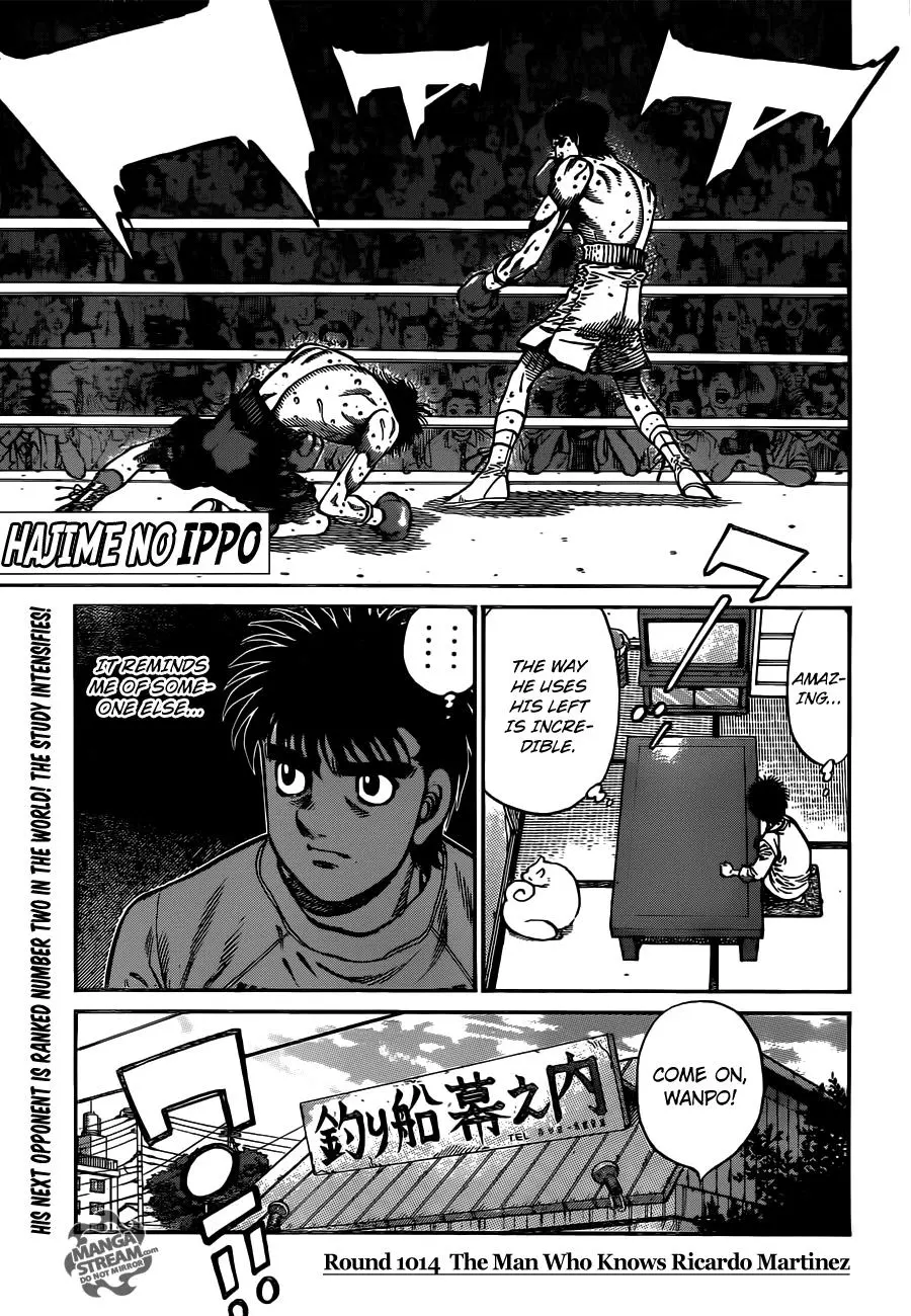 Read Hajime No Ippo - Chapter 1014 - www.hajimenoippomanga.org | Image 1