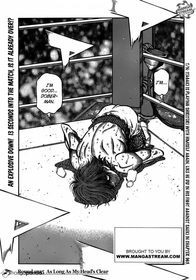 Read Hajime No Ippo - Chapter 1025.1 - w1.hajimenoippomanga.org | Image 1