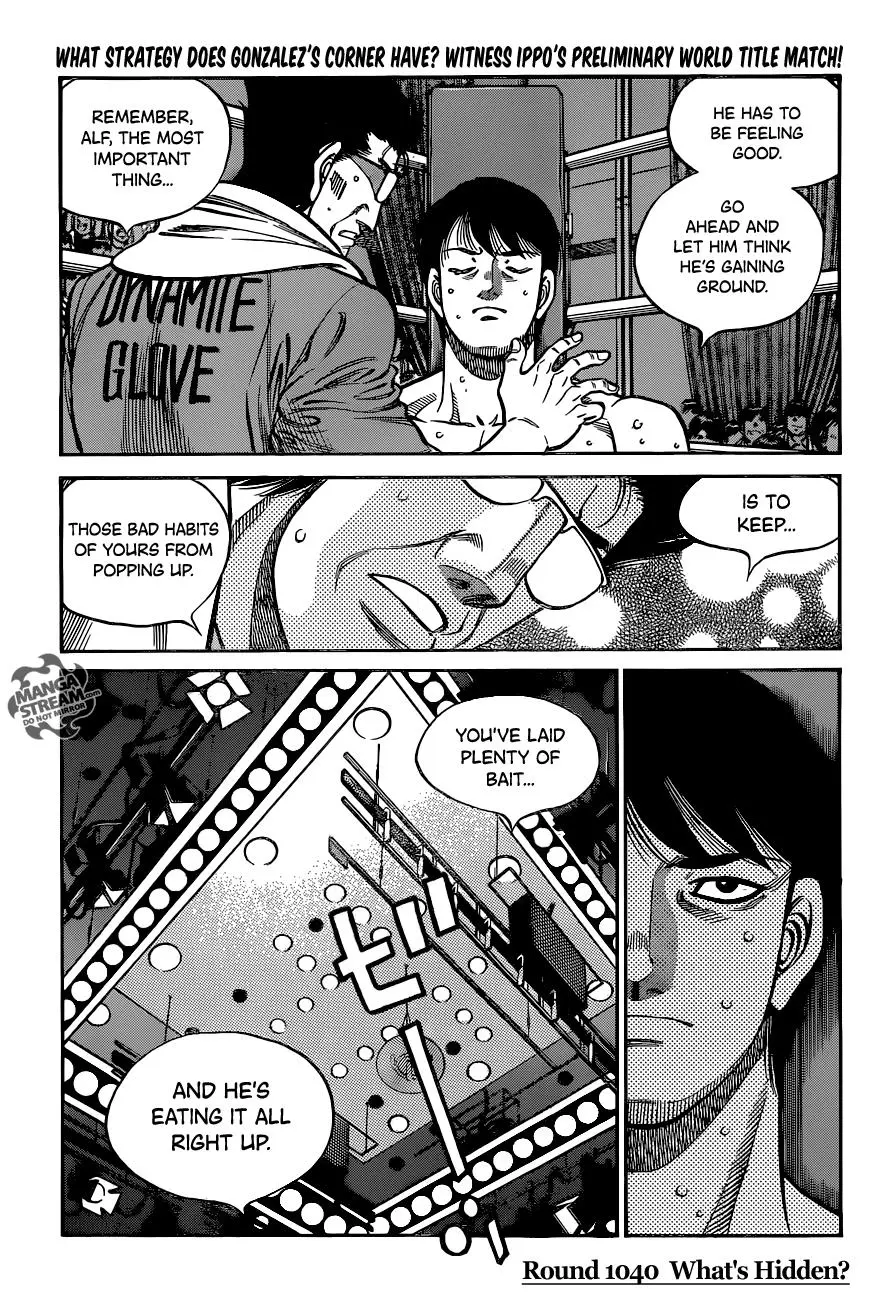 Read Hajime No Ippo - Chapter 1040 - www.hajimenoippomanga.org | Image 1
