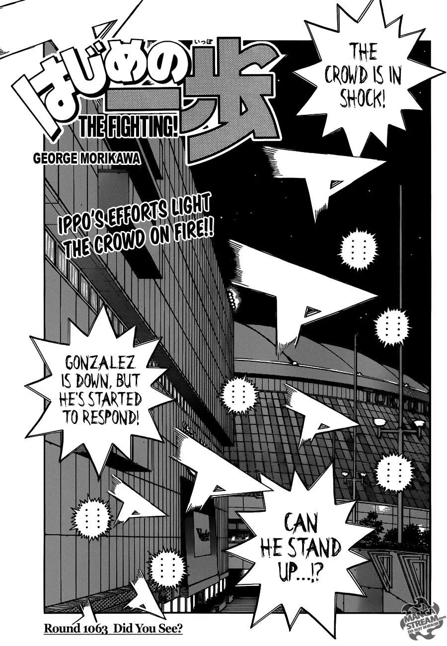 Read Hajime No Ippo - Chapter 1063 - www.hajimenoippomanga.org | Image 1