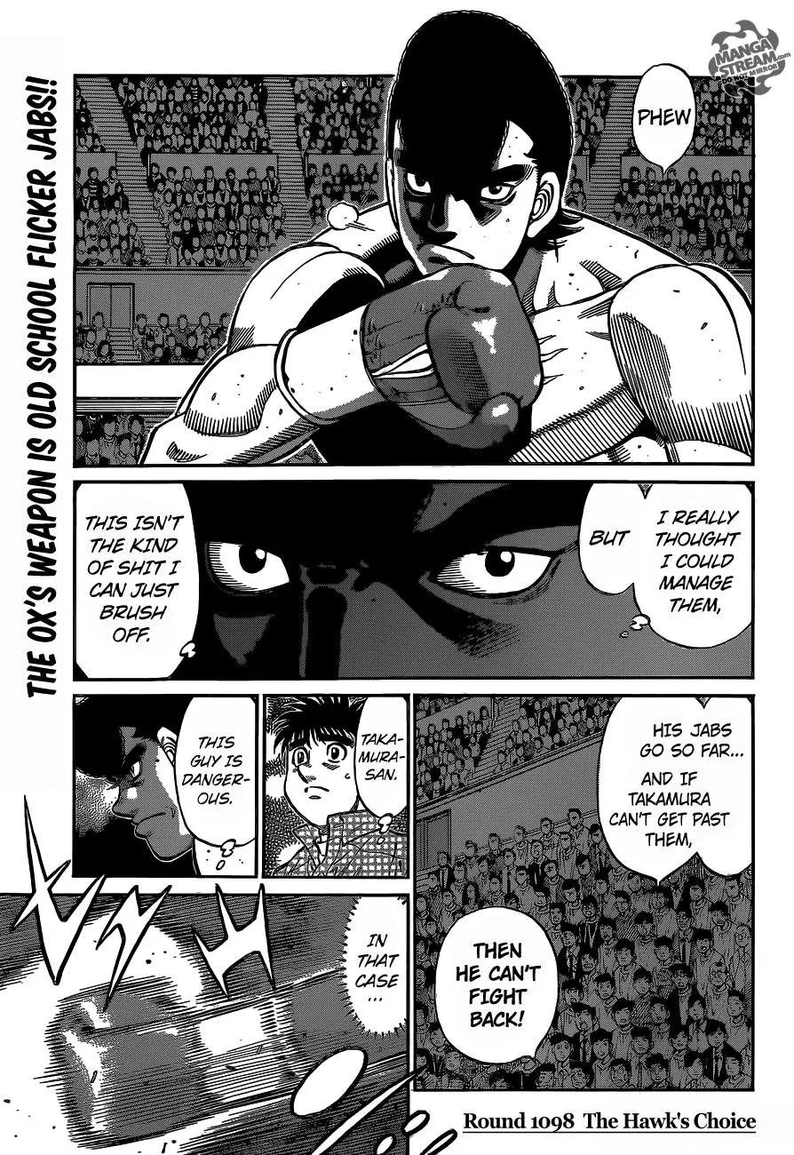 Read Hajime No Ippo - Chapter 1098 - www.hajimenoippomanga.org | Image 1