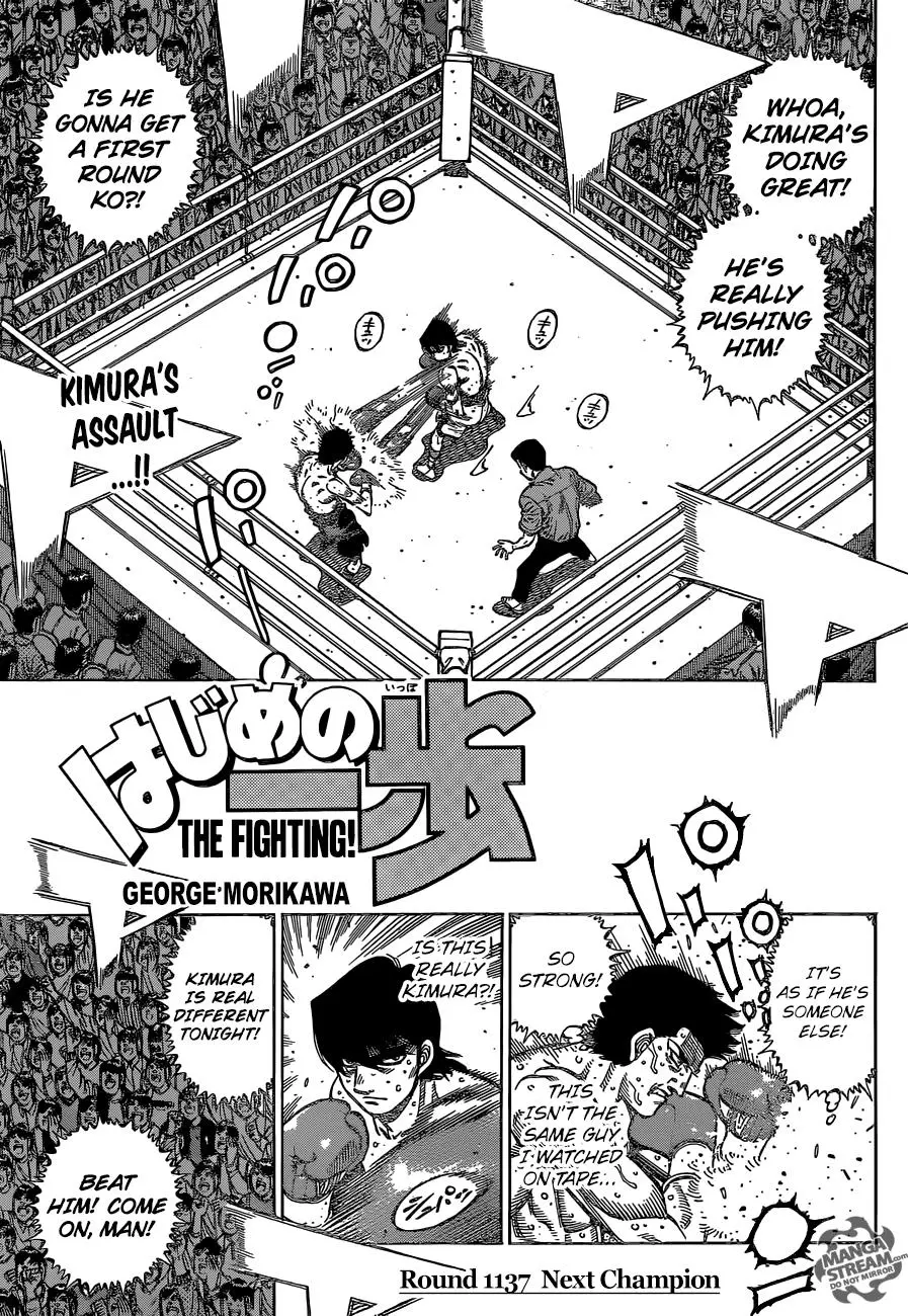 Read Hajime No Ippo - Chapter 1137 - www.hajimenoippomanga.org | Image 1