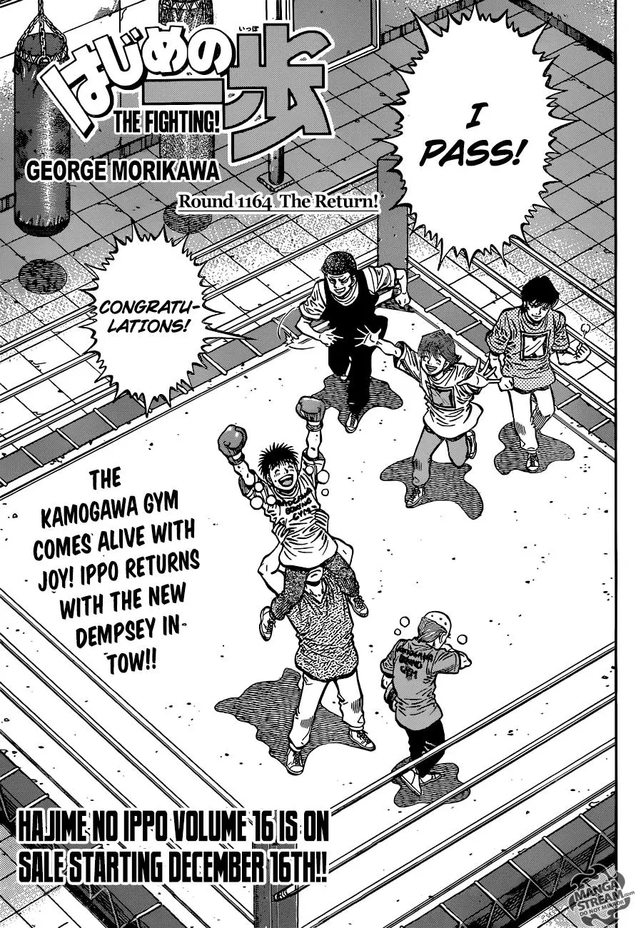 Read Hajime No Ippo - Chapter 1164 - www.hajimenoippomanga.org | Image 1