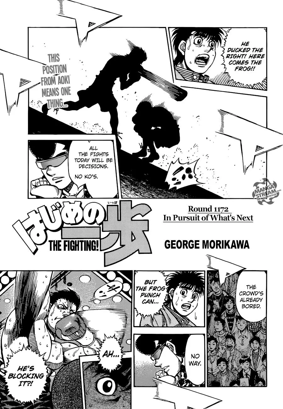 Read Hajime No Ippo - Chapter 1172 - www.hajimenoippomanga.org | Image 1