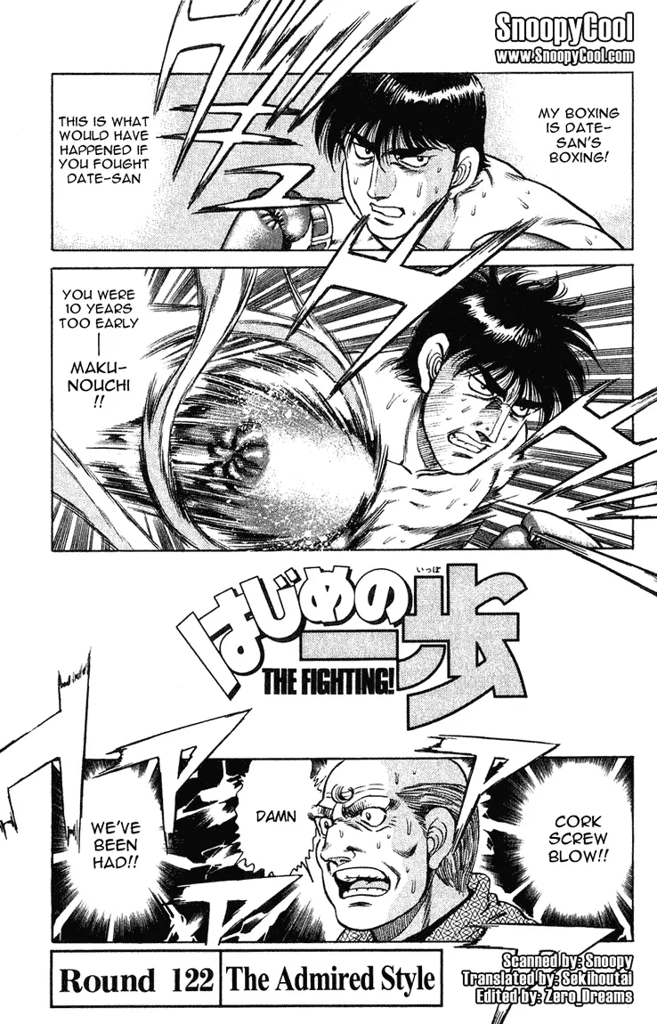 Read Hajime No Ippo - Chapter 122 - www.hajimenoippomanga.org | Image 1