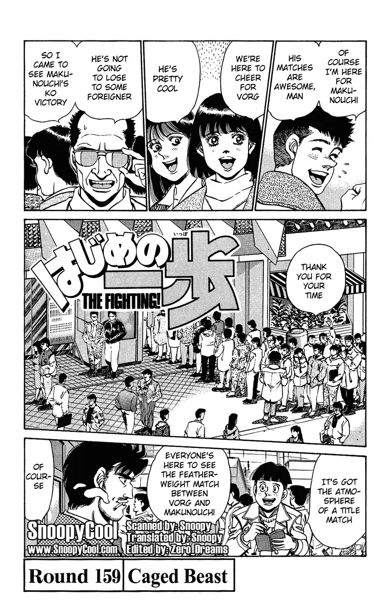 Read Hajime No Ippo - Chapter 159 - www.hajimenoippomanga.org | Image 1
