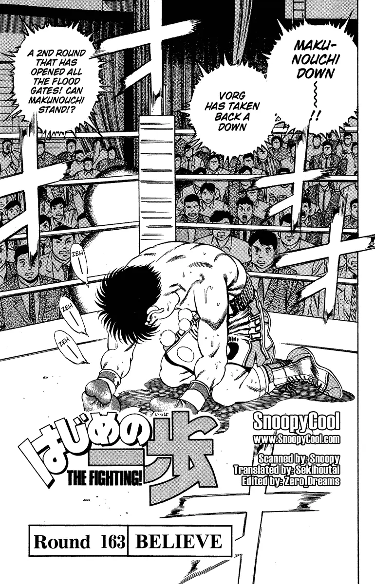 Read Hajime No Ippo - Chapter 163 - www.hajimenoippomanga.org | Image 1