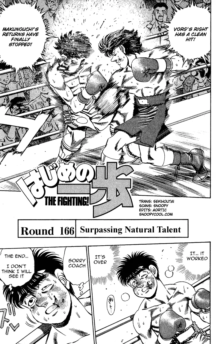 Read Hajime No Ippo - Chapter 166 - www.hajimenoippomanga.org | Image 1
