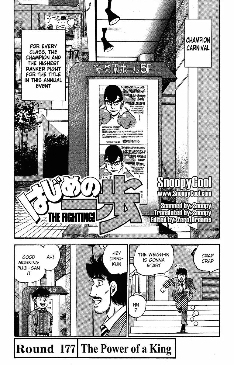 Read Hajime No Ippo - Chapter 177 - www.hajimenoippomanga.org | Image 1