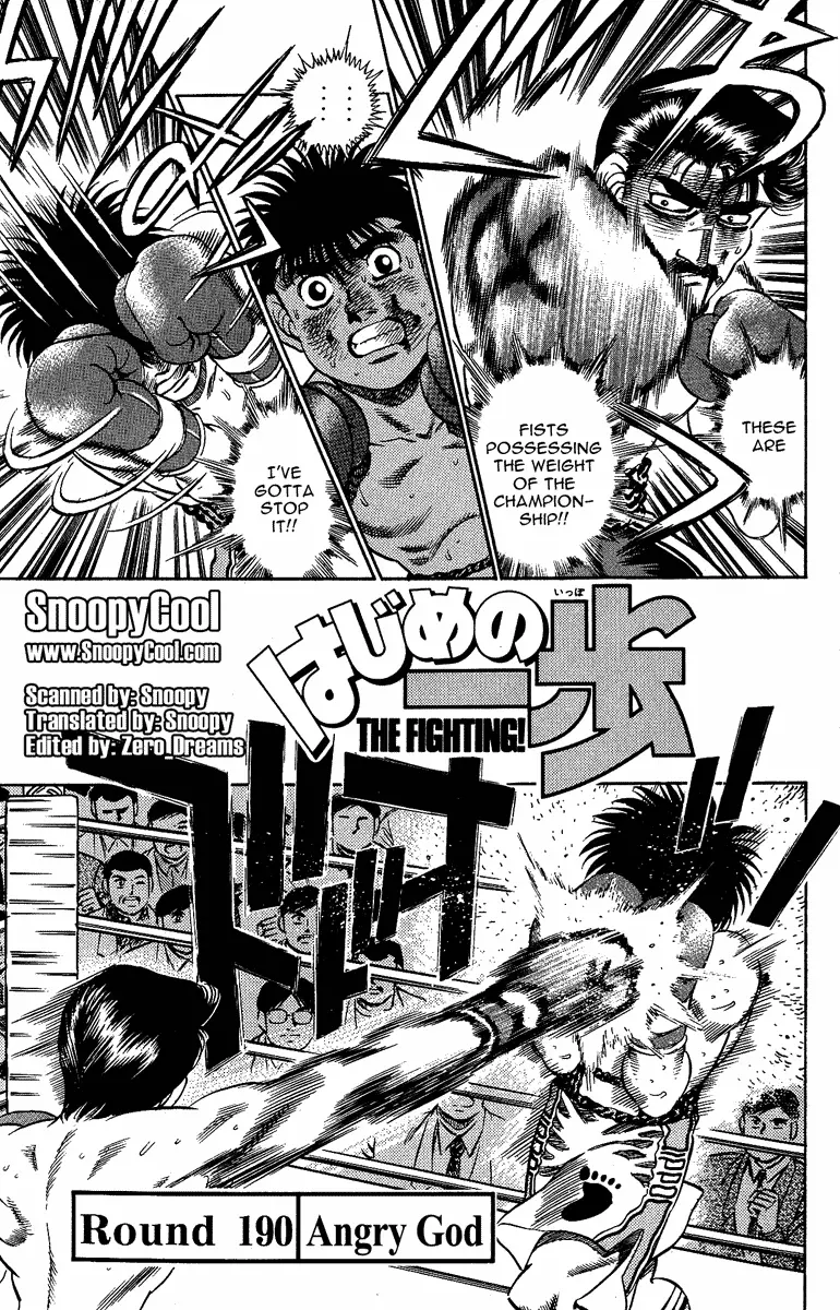 Read Hajime No Ippo - Chapter 190 - www.hajimenoippomanga.org | Image 1