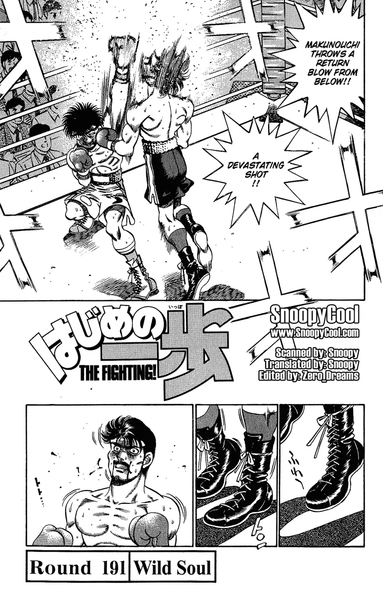 Read Hajime No Ippo - Chapter 191 - www.hajimenoippomanga.org | Image 1