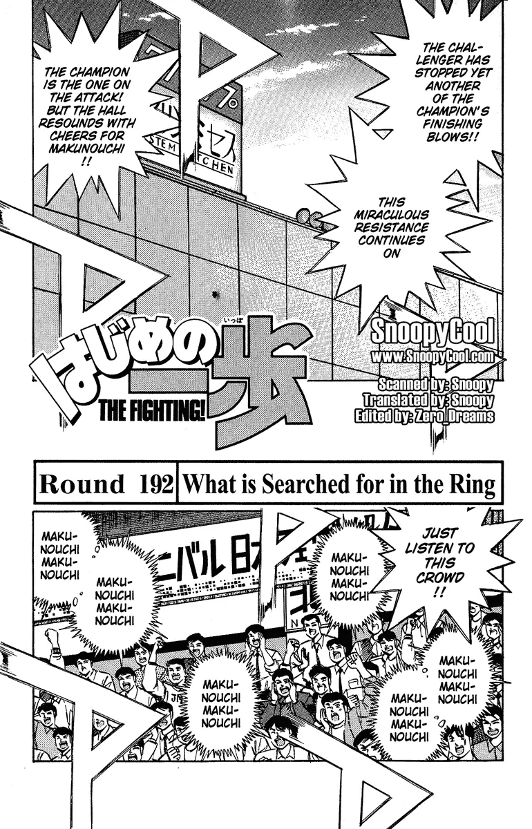 Read Hajime No Ippo - Chapter 192 - www.hajimenoippomanga.org | Image 1