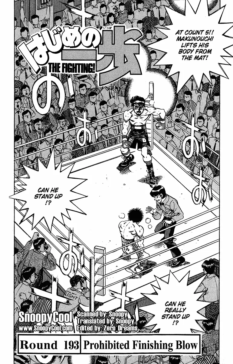 Read Hajime No Ippo - Chapter 193 - www.hajimenoippomanga.org | Image 1