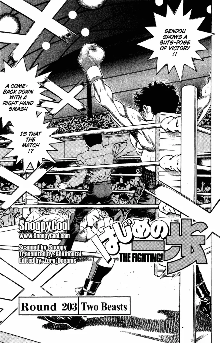 Read Hajime No Ippo - Chapter 203 - www.hajimenoippomanga.org | Image 1