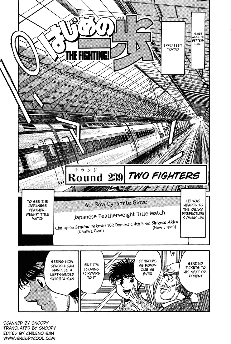 Read Hajime No Ippo - Chapter 239 - www.hajimenoippomanga.org | Image 1