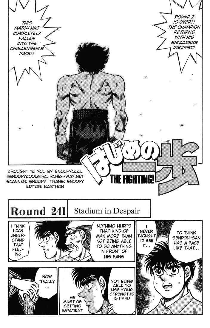 Read Hajime No Ippo - Chapter 241 - www.hajimenoippomanga.org | Image 1