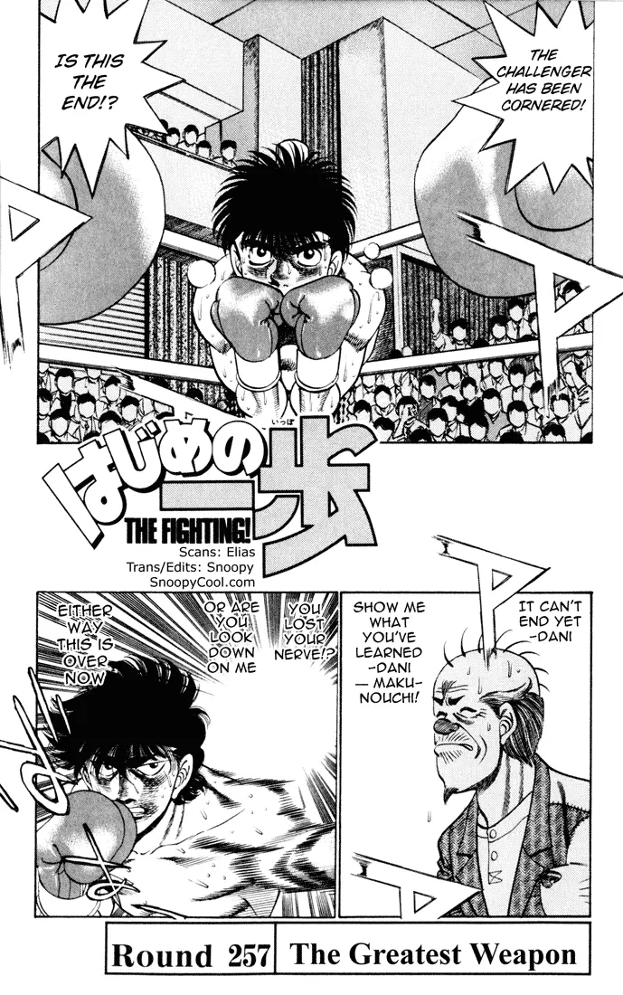 Read Hajime No Ippo - Chapter 257 - www.hajimenoippomanga.org | Image 1