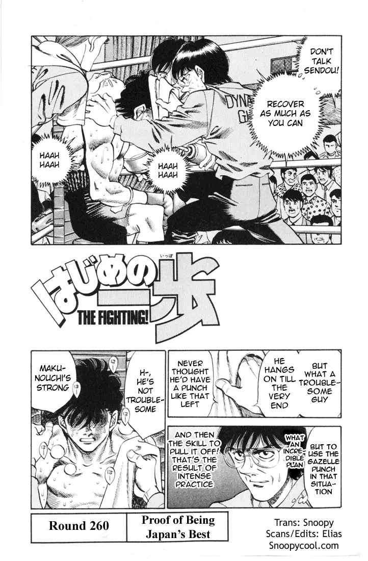 Read Hajime No Ippo - Chapter 260 - www.hajimenoippomanga.org | Image 4