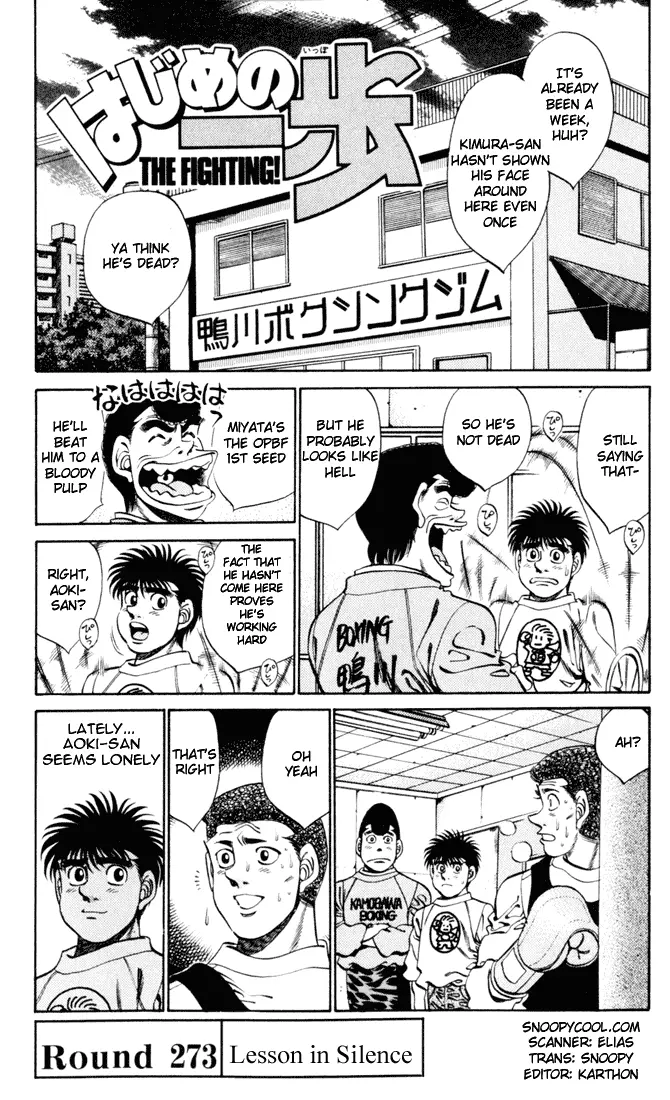 Read Hajime No Ippo - Chapter 273 - www.hajimenoippomanga.org | Image 1