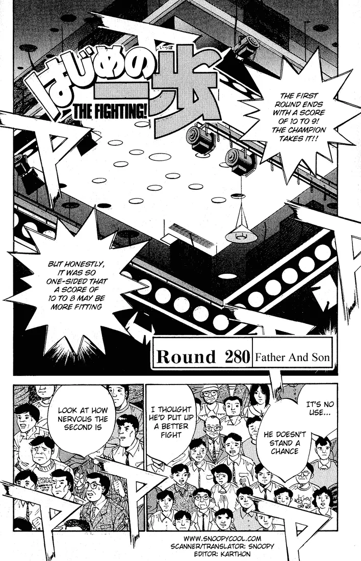 Read Hajime No Ippo - Chapter 280 - www.hajimenoippomanga.org | Image 1