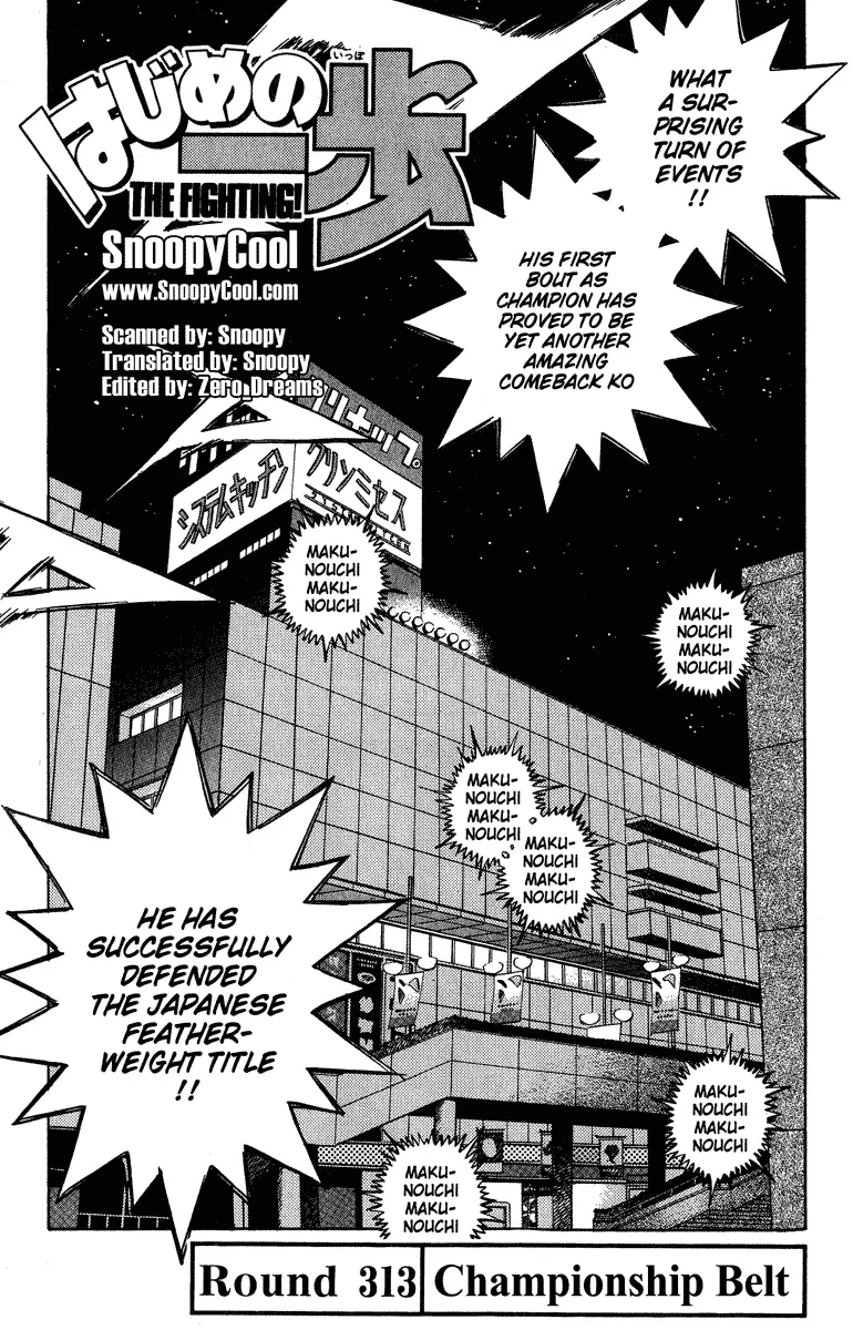 Read Hajime No Ippo - Chapter 313 - www.hajimenoippomanga.org | Image 1
