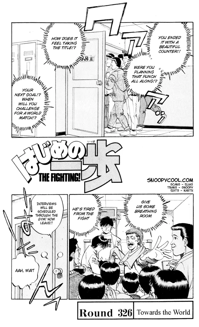 Read Hajime No Ippo - Chapter 326 - www.hajimenoippomanga.org | Image 1