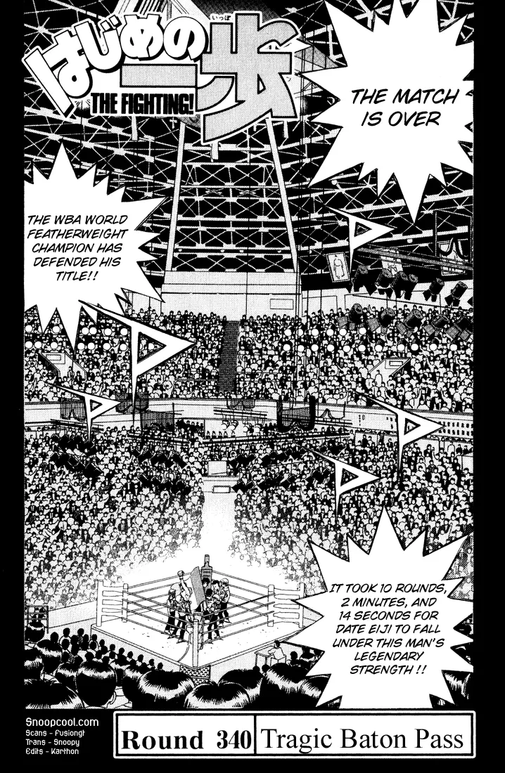 Read Hajime No Ippo - Chapter 340 - www.hajimenoippomanga.org | Image 1