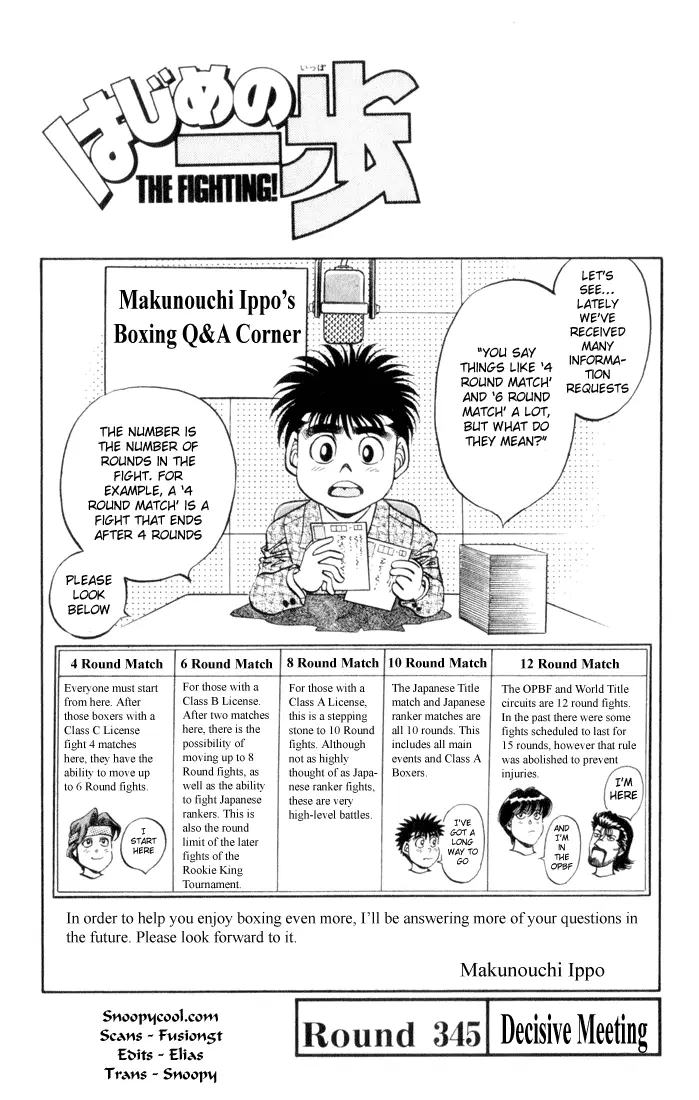 Read Hajime No Ippo - Chapter 345 - www.hajimenoippomanga.org | Image 1