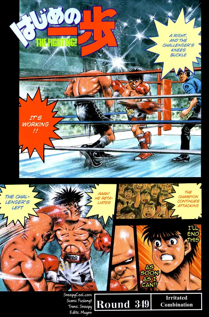Read Hajime No Ippo - Chapter 349 - www.hajimenoippomanga.org | Image 1
