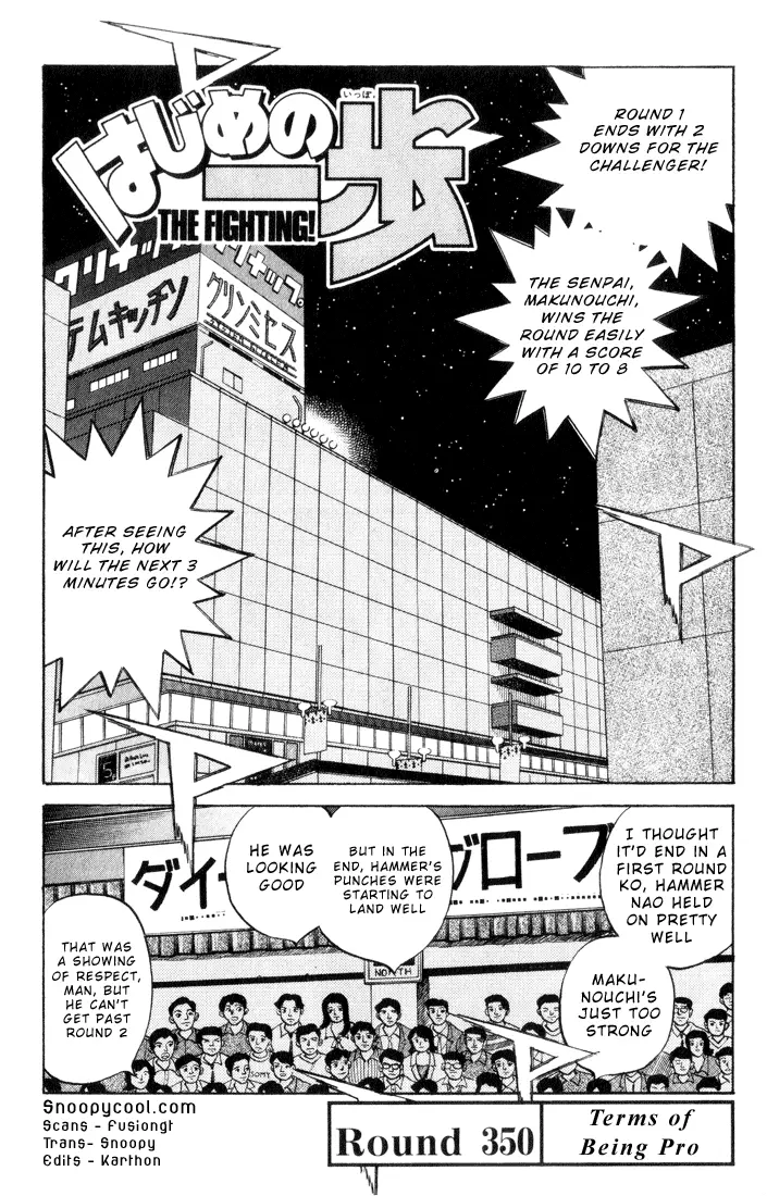 Read Hajime No Ippo - Chapter 350 - www.hajimenoippomanga.org | Image 1