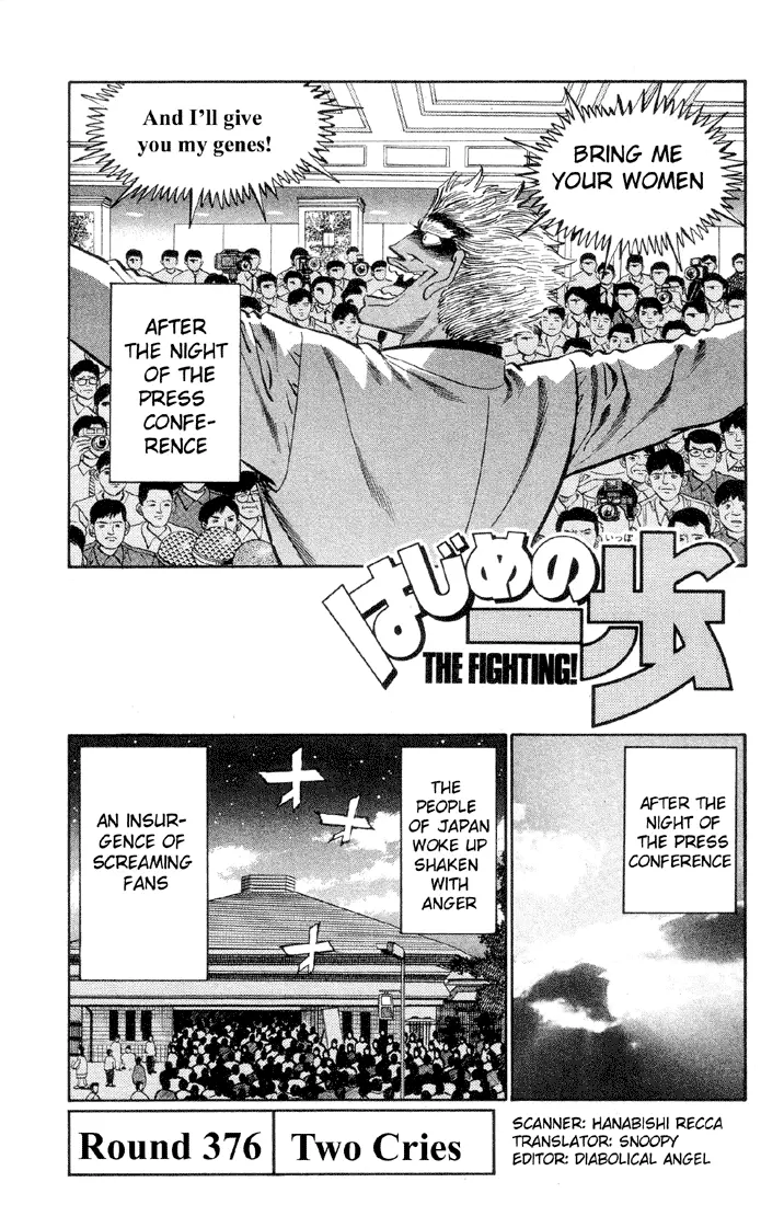Read Hajime No Ippo - Chapter 376 - www.hajimenoippomanga.org | Image 1