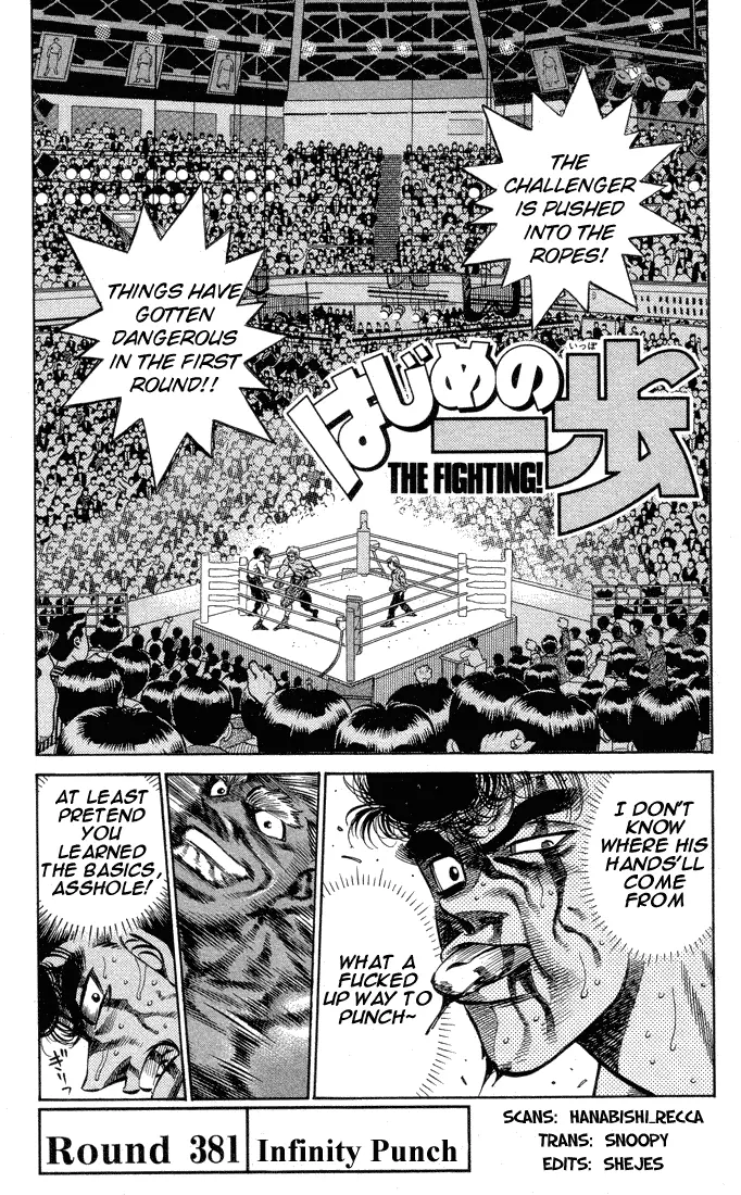 Read Hajime No Ippo - Chapter 381 - www.hajimenoippomanga.org | Image 1