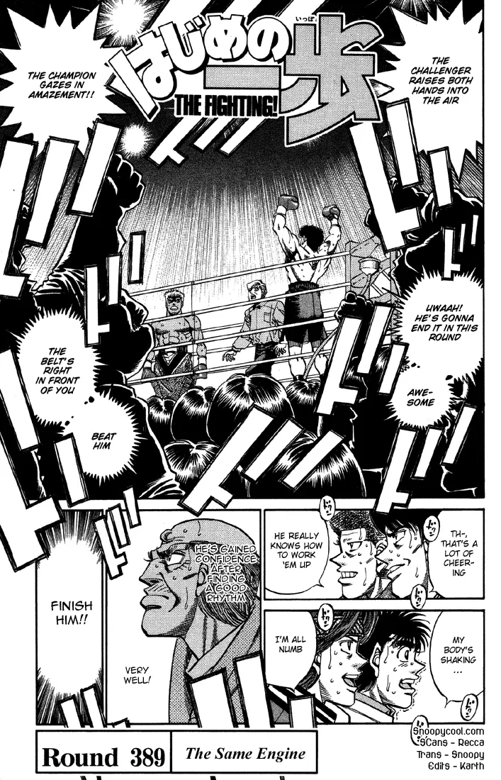 Read Hajime No Ippo - Chapter 389 - www.hajimenoippomanga.org | Image 4