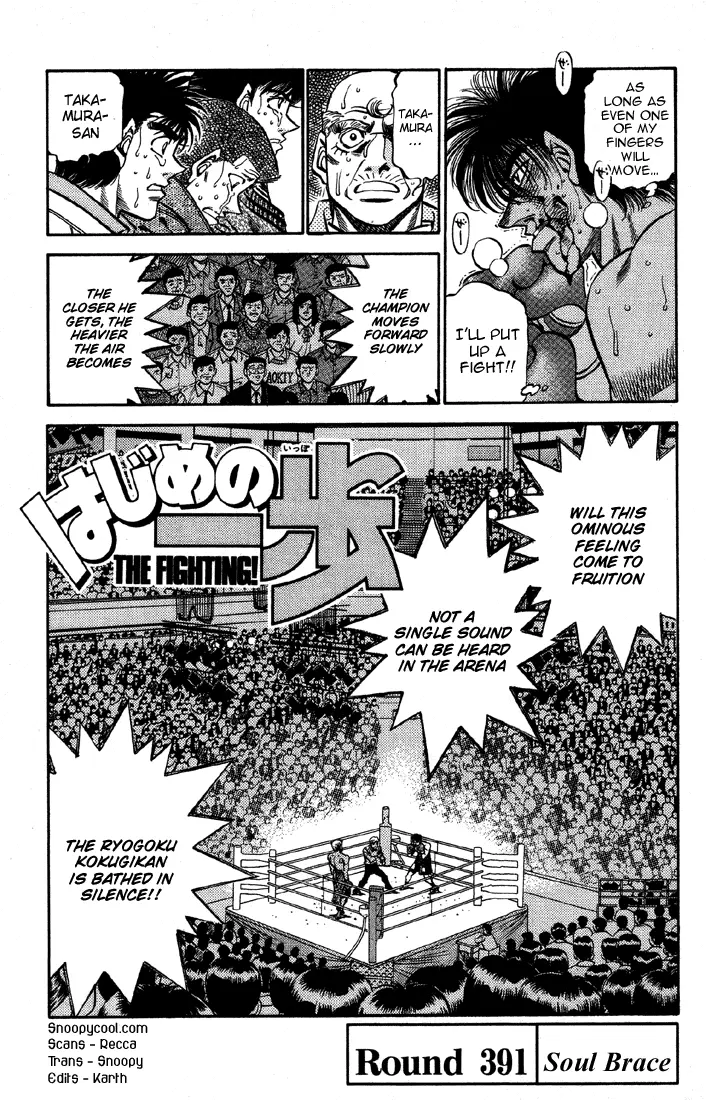 Read Hajime No Ippo - Chapter 391 - www.hajimenoippomanga.org | Image 1