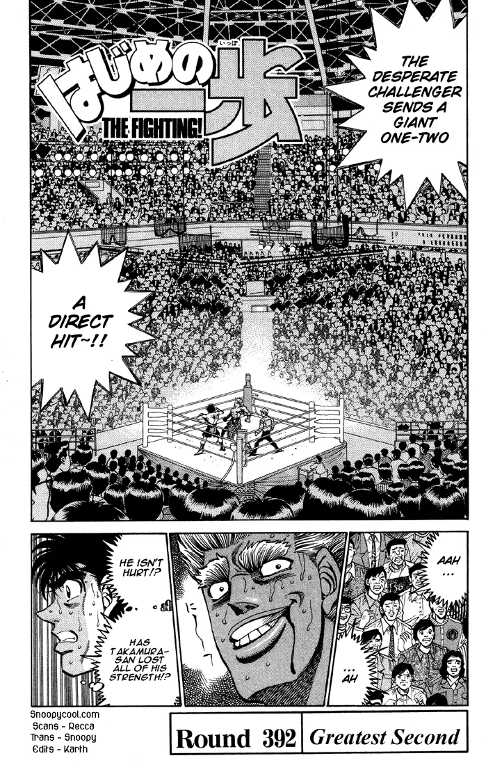 Read Hajime No Ippo - Chapter 392 - www.hajimenoippomanga.org | Image 1