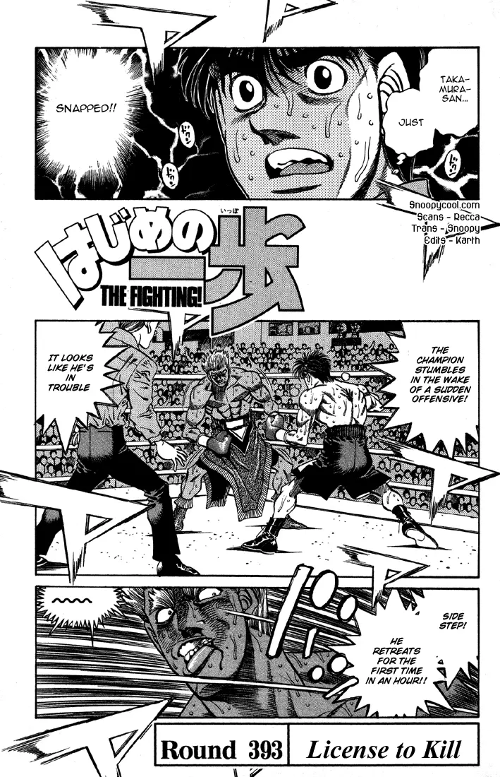 Read Hajime No Ippo - Chapter 393 - www.hajimenoippomanga.org | Image 1
