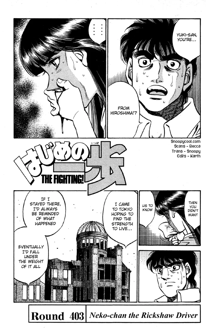 Read Hajime No Ippo - Chapter 403 - www.hajimenoippomanga.org | Image 1
